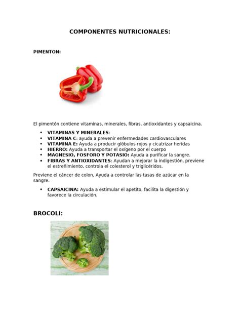 infografía detallando los componentes nutricionales de la papilla Riera Marsa
