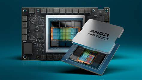 Esquema de la arquitectura de chips de IA de AMD (MI300 Series)