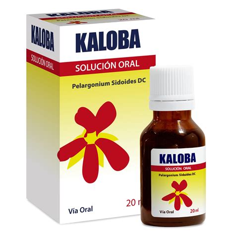 Tabla de dosis recomendadas de Kaloba Gotas por grupo de edad