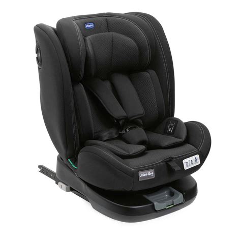 Diseño de la silla Chicco Unico Evo i-Size con bebé