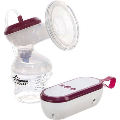 Captura de pantalla de la aplicación móvil Tommee Tippee para el extractor de leche