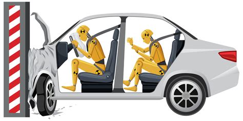 Fotografía de un crash test de un vehículo pequeño vs. uno grande