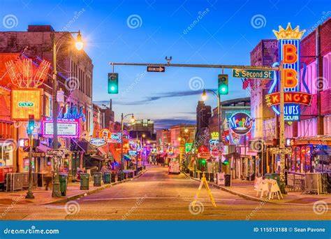 Foto histórica de Beale Street en Memphis