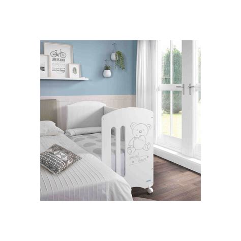 Infografía mostrando los diferentes sistemas opcionales para la cuna Micuna Sweet Bear