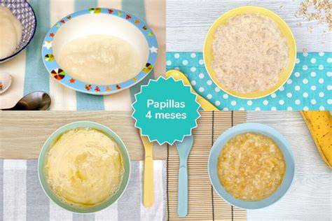 Infografía: Guía visual para la preparación de papillas de cereales
