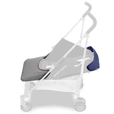 Diagrama de las dimensiones y componentes principales de la silla de paseo Maclaren Quest.