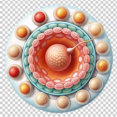 Imagen microscópica de ovocitos humanos vitrificados en un dispositivo Cryotop