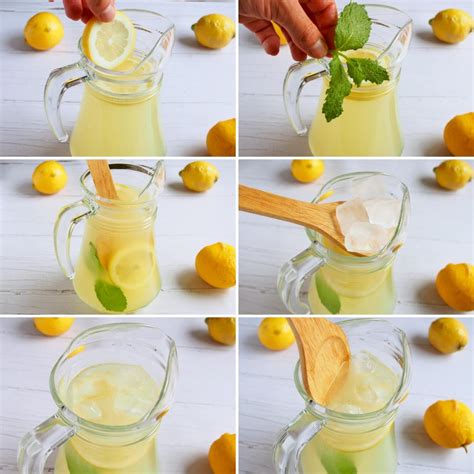 Infografía paso a paso para hacer limonada casera