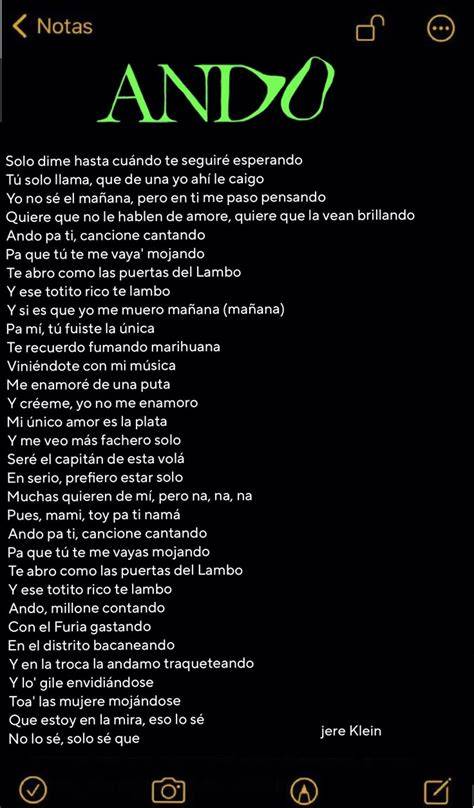 Infografía sobre la letra de la canción, resaltando frases clave de Bubas King