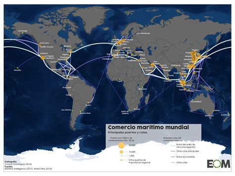 Mapa global mostrando regiones de producción y rutas comerciales de fertilizantes
