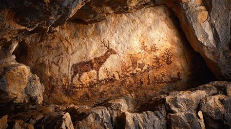 Esquema cronológico del arte rupestre paleolítico en Europa y otras regiones