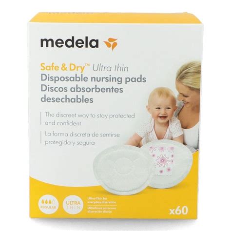 Infografía sobre la estructura de los discos absorbentes desechables Medela