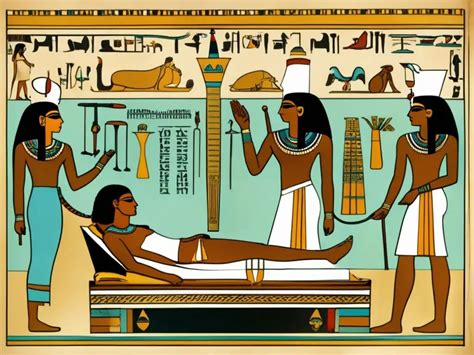 Jeroglífico o representación de Peseshet, la supervisora de médicas, o una escena de medicina en el Antiguo Egipto
