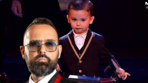 Risto Mejide dirigiéndose al padre de Hugo Molina