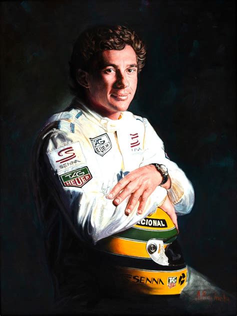 Retrato de Ayrton Senna