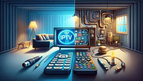 Esquema que ilustra la diferencia entre IPTV e Internet TV, mostrando el flujo de contenido y la geolocalización.