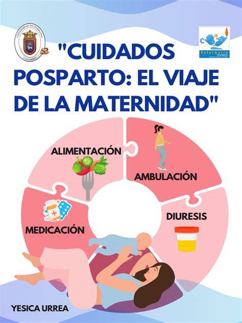 Ilustración que representa el posparto como un periodo prolongado, con una mujer y su bebé a lo largo de los meses.
