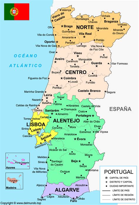 Mapa de España y Portugal resaltando las zonas de envío