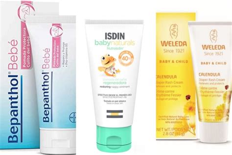 Tabla comparativa de las mejores cremas para la dermatitis del pañal.