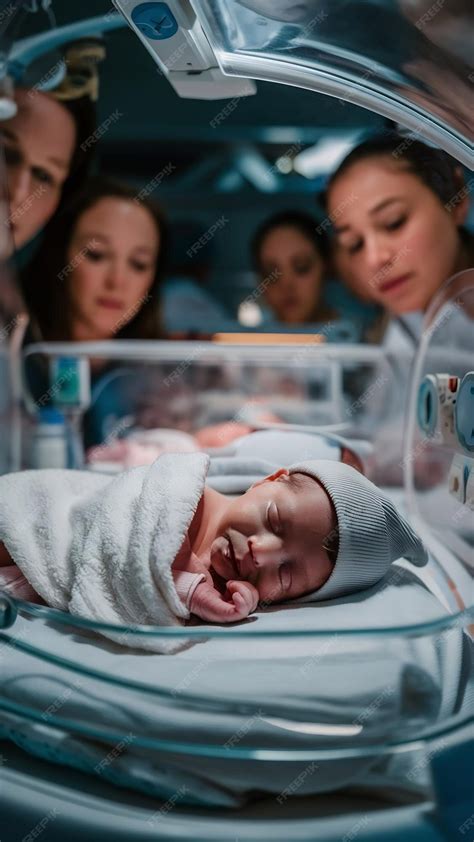 Bebé prematuro en incubadora con pulpo de ganchillo