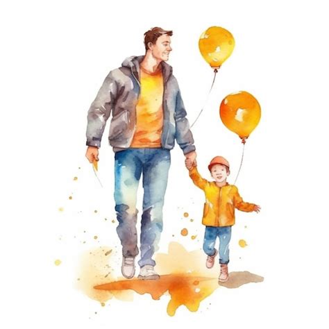 Ilustración que representa un momento de complicidad y juego entre un padre y su hijo.