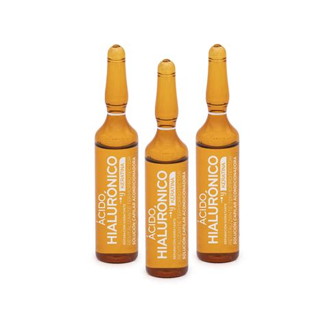 ampolla de tratamiento capilar, ingredientes vegetales, cabello sano