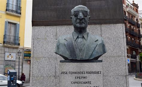 Dibujo de Pepín Fernández, fundador de Galerías Preciados.