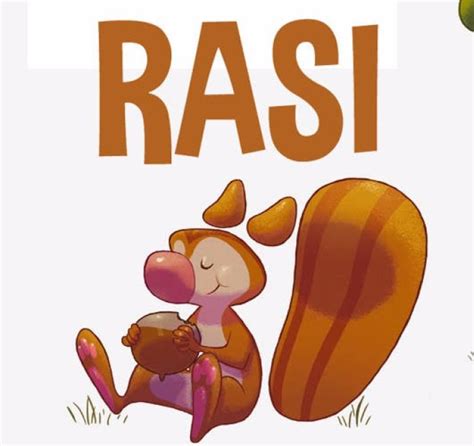 Ilustración de la ardilla Rasi y la pandilla, niños en círculo contando historias.
