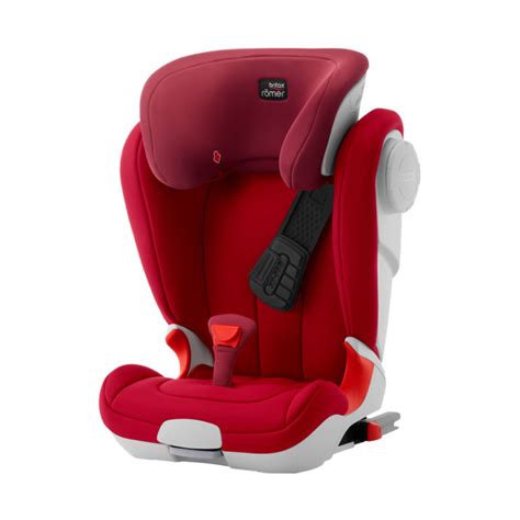 Foto de la silla de coche Britax Römer KIDFIX 2 S desde diferentes ángulos, mostrando su diseño ergonómico
