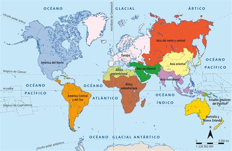 mapa del mundo con iconos de advertencia en algunas regiones