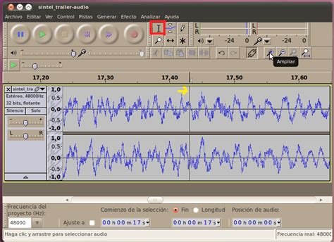 Pantalla de preferencias de grabación en Audacity