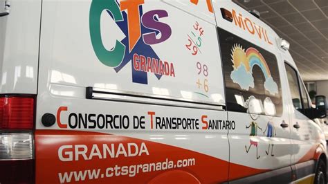 Vehículo sanitario bariátrico del Consorcio de Transporte Sanitario de Granada