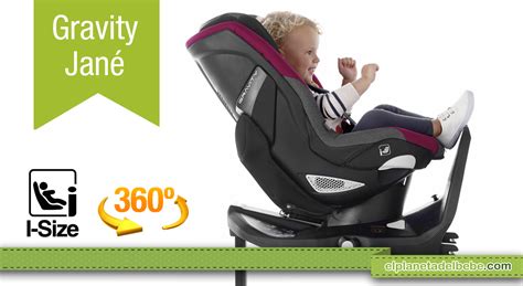 Foto de la silla de coche Jané Gravity en el interior de un coche