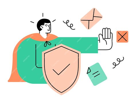 Ilustración: una persona con un escudo de protección frente a flechas de comentarios negativos