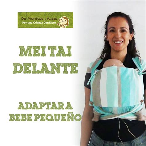 Ilustración detallada de un Mei Tai con sus componentes: panel, cintas de cintura y tiras de hombro.