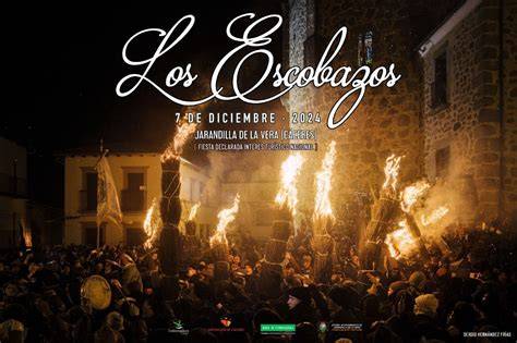 Ilustración de la fiesta de Los Escobazos en Jarandilla de la Vera