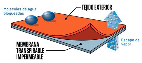 Infografía comparativa de tecnologías de impermeabilidad y transpirabilidad en chaquetas Nike para niños.