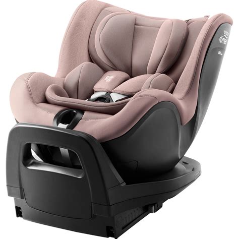 Infografía mostrando las dimensiones y rango de edad de la silla de coche DUALFIX PRO M LUX.