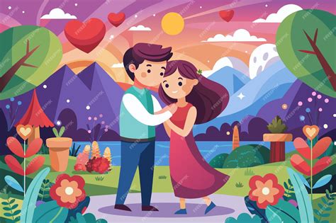 Ilustración de una pareja abrazándose en un momento de reflexión