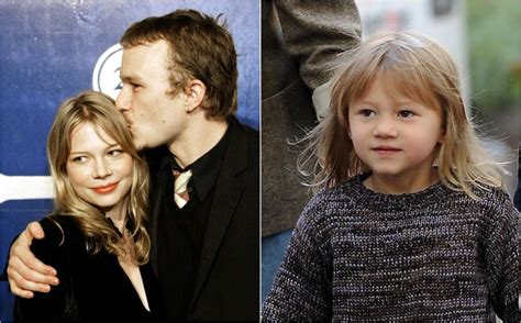 Heath Ledger y Michelle Williams con su hija Matilda