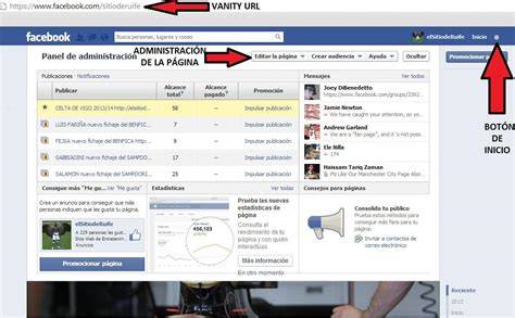 Esquema de las interacciones en una Fan Page de Facebook