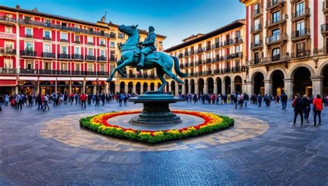 Fotografía histórica de la Plaza de San Francisco en Pamplona durante los años 30, mostrando el emplazamiento del antiguo cuartel de la Guardia Civil.