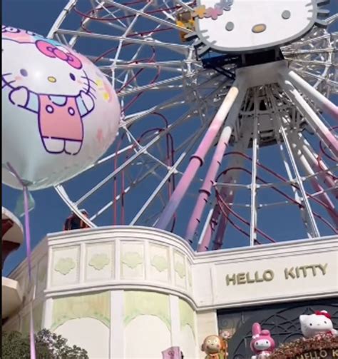 Foto aérea del Hello Kitty Park y el Hotel Castillo
