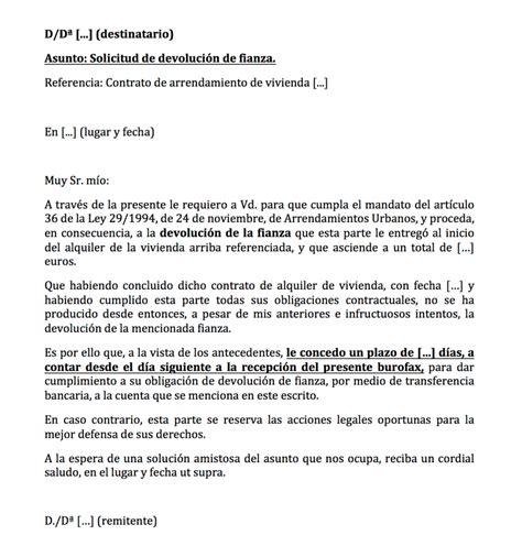 Ejemplo de burofax para cancelación de póliza