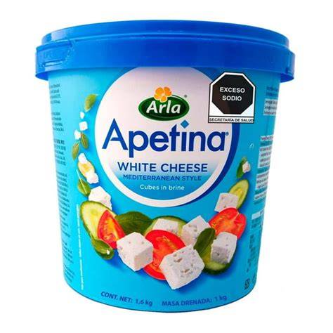 Queso blanco Apetina en diferentes formatos y presentaciones