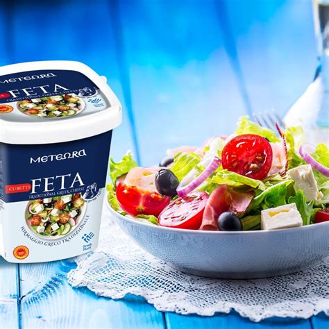 Textura desmenuzable del queso Feta
