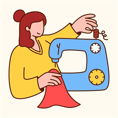 Ilustración de cómo rellenar y coser un colchón de muñecas