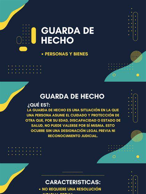 Infografía comparativa: Guarda de hecho frente a Curatela y Poderes Preventivos