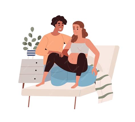 Ilustración de una doula ofreciendo un masaje de espalda a una mujer en trabajo de parto.