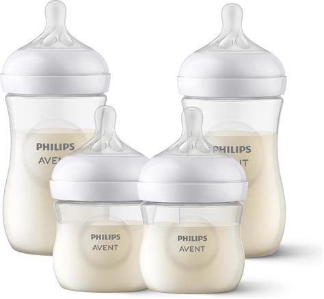 Tabla comparativa de los biberones Philips Avent Classic+ y Natural